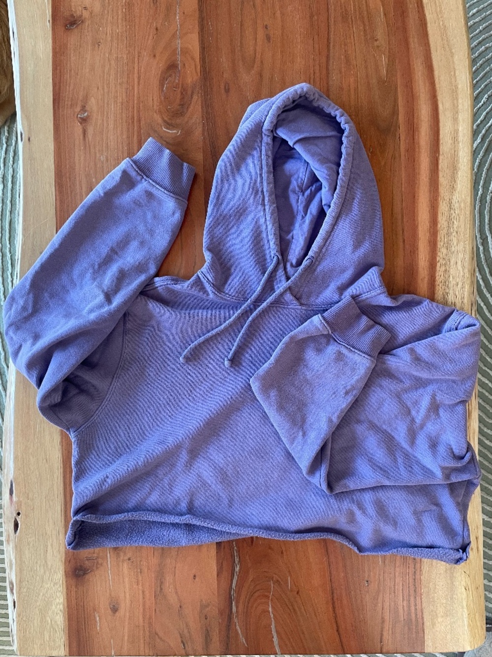 Cotton On Purple Cropped Hoodie - Unisex